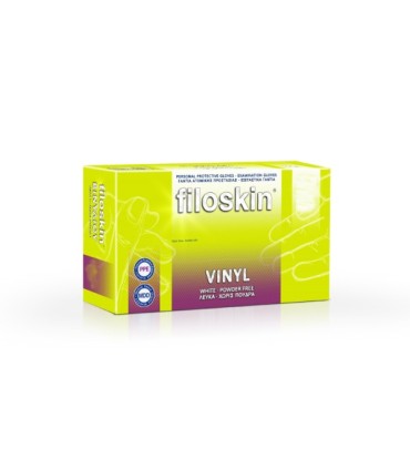 Filoskin Γάντια Βινυλίου Λευκά Χωρίς Πούδρα X-Large X 100 Τμχ
