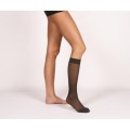 Adco Κάλτσα Κάτω Γόνατος 70Den ( 12 - 15 mmhg) Ανθρακί No 4 07711