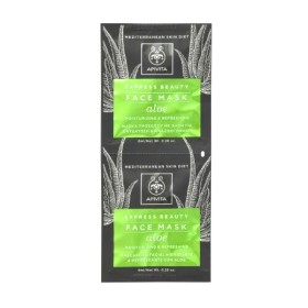 Apivita Express Beauty Μάσκα Ενυδάτωσης Με Αλόη 2 Χ 8 ml
