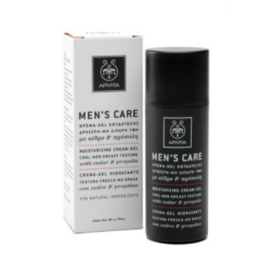 Apivita Men's Care Κρέμα-Gel Ενυδάτωσης Δροσερή-Μη Λιπαρή Υφή Με Κέδρο & Πρόπολη 50 ml