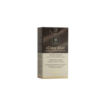 Apivita My Color Elixir Kit Μόνιμη Βαφή Μαλλιών 7.8 Ξανθό Περλέ