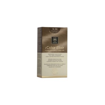 Apivita My Color Elixir Kit Μόνιμη Βαφή Μαλλιών 9.38 Ξανθό Πολύ Ανοιχτό Μελί Περλέ