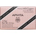 Apivita Soap Natural Τριαντάφυλλο - Μαύρο Πιπέρι 125gr