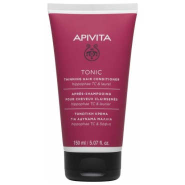 Apivita Τονωτική Κρέμα Για Αδύναμα Μαλλιά Με Ιπποφαές & Δάφνη 150 ml