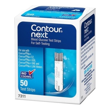 Ascensia Contour Next X 50 Ταινίες Μέτρησης