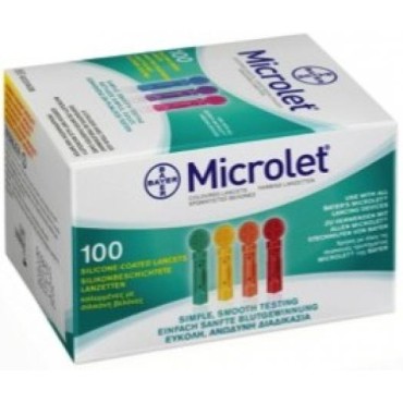 Bayer Microlet Βελόνες X 100