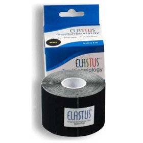 Bradex Elastus Tapekinesiology 5cm X 5m Μαύρο