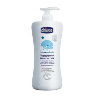 Chicco Baby Moments Αφρόλουτρο-Σαμπουάν Όχι Πια Δάκρυα 500 ml