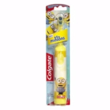 Colgate Minions 3+ Παιδική Οδοντόβουρτσα Με Μπαταρίες Χρώμα Κίτρινη