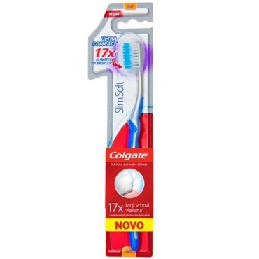 Colgate Slim Soft Ultra Compact Οδοντόβουρτσα Μαλακή 1 Τμχ