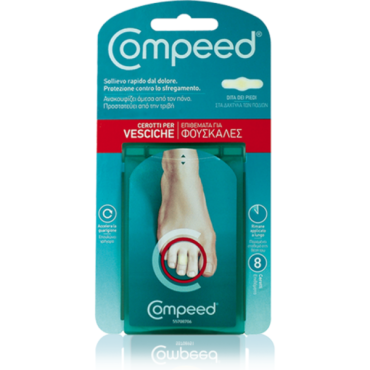 Compeed Επιθέματα Για Φουσκάλες Στα Δάχτυλα Των Ποδιών 8τμχ