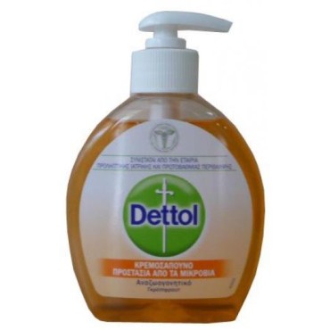 Dettol Liquid Soap Αντιβακτηριδιακό Με Εκχύλισμα Κίτρου (Αντλία) 250 ml