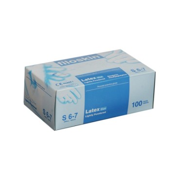Filoskin Γάντια Latex Χωρίς Πούδρα Small X 100 Τμχ