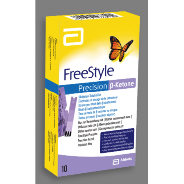 Freestyle Precision Blood Ketone X 10 Strips