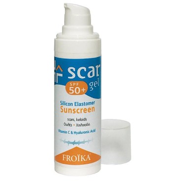 Froika Scar Gel SPF 50+ Τζελ Σιλικόνης με Αντιηλιακή Προστασία για Ουλές 30ml