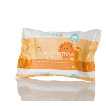 Helenvita Baby Μωρομάντηλα Με Χαμομήλι Χ 20 Τμχ