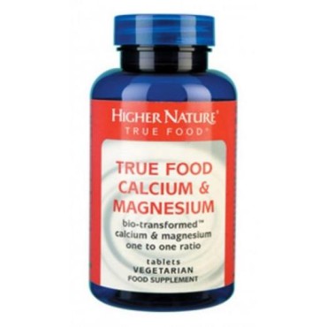 Higher Nature True Food Calcium & Magnesium X 60 Veggie Tabs