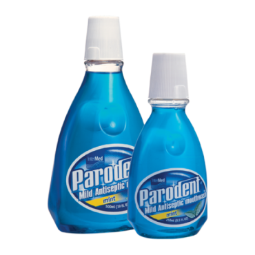 Intermed Parodent Mild Antiseptic Mouthwash Mint 500ml