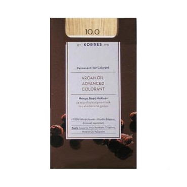 Korres Argan Oil Advanced Colorand 10 Ξανθό Πλατίνας 50 ml