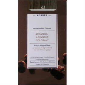Korres Argan Oil Advanced Colorand 6.1 Ξανθό Σκούρο Σαντρέ 50 ml