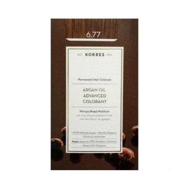 Korres Argan Oil Advanced Colorand 6.77 Ξανθό Πραλίνα 50 ml