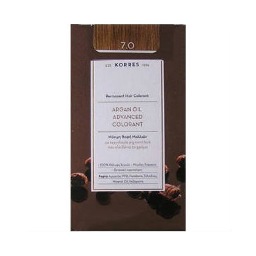 Korres Argan Oil Advanced Colorand 7.0 Ξανθό 50 ml