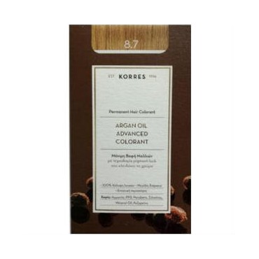 Korres Argan Oil Advanced Colorand 8.7 Ξανθό Καραμέλα 50 ml