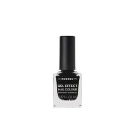 Korres Gel Effect Nail Colour Με Αμυγδαλέλαιο Νο 100 Black 11 ml