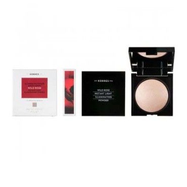 Korres Άγριο Τριαντάφυλλο Illuminating Πούδρα Άμεσης Λάμψης 4.5 gr