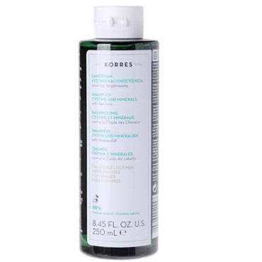 Korres Σαμπουάν Κατά Της Τριχόπτωσης Για Άνδρες Με Κυστίνη & Ιχνοστοιχεία 250 ml