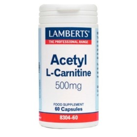 Lamberts Acetyl L-Carnitine 500 mg X 60 Caps