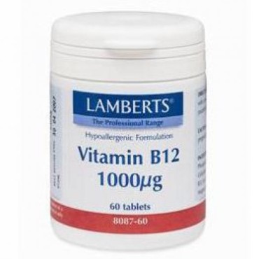 Lamberts B-12 1000 Mcg X 60 Tabs (Methilcobalamin)