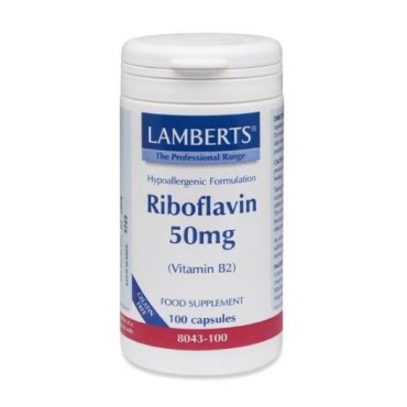 Lamberts B-2 50 mg X 100 Caps (Riboflavin)