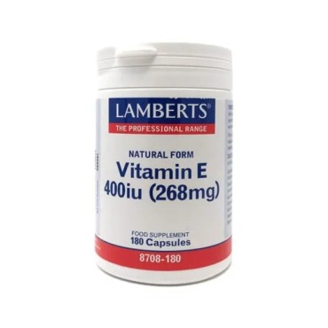 Lamberts Vitamin E-400 IU Natural X 180 Caps