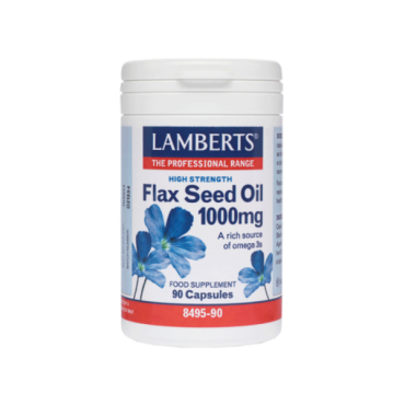 Lamberts Flax Seed Oil 1000 mg X 90 Caps (Ω3+Ω6)