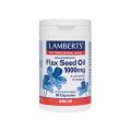 Lamberts Flax Seed Oil 1000 mg X 90 Caps (Ω3+Ω6)