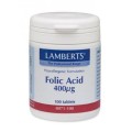 Lamberts Folic Acid 400 Mcg X 100 Tabs