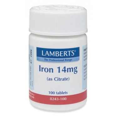 Lamberts Iron 14 mg X 100 Tabs