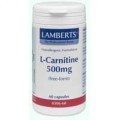 Lamberts L-Carnitine New Higher Strength 500 mg X 60 Caps