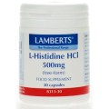 Lamberts L-Histidine 500 mg X 30 Caps