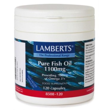 Lamberts Pure Fish Oil 1100 mg (Epa) X 120 Caps (Ω3)