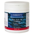 Lamberts Pure Fish Oil 1100 mg (Epa) X 120 Caps (Ω3)