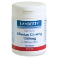 Lamberts Siberian Ginseng 1500 mg X 60 Tabs