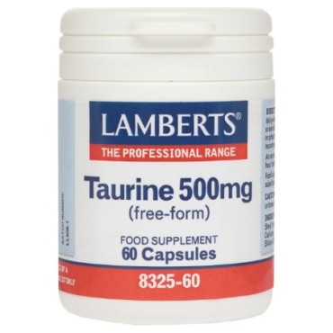 Lamberts Taurine 500 mg X 60 Caps