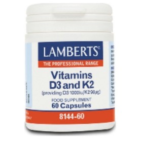 Lamberts Vitamin D3 & K2 X 60 Tabs