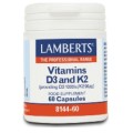 Lamberts Vitamin D3 & K2 X 60 Tabs