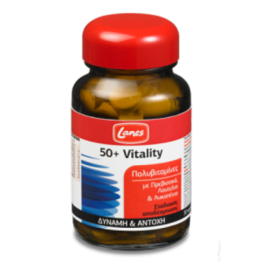 Lanes Multivitamin Vitality 50+ X 30 Caps