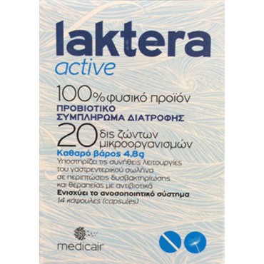 Medicair Laktera Active x 14 caps