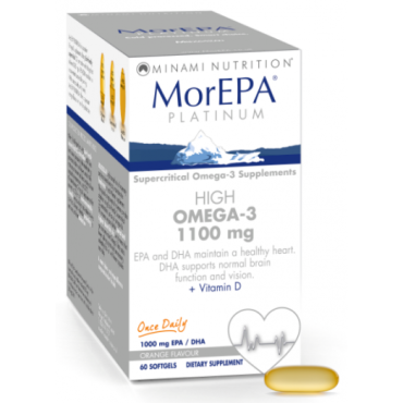 Minami Mor Epa Platinum Omega-3 Plus Viatmin D3 x 60 Caps