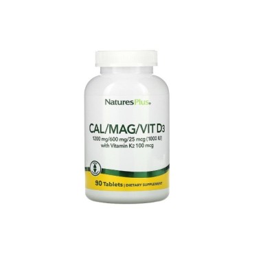 Nature's Plus Cal/Mag/Vit D3/Vit K2 X 90 Tabs